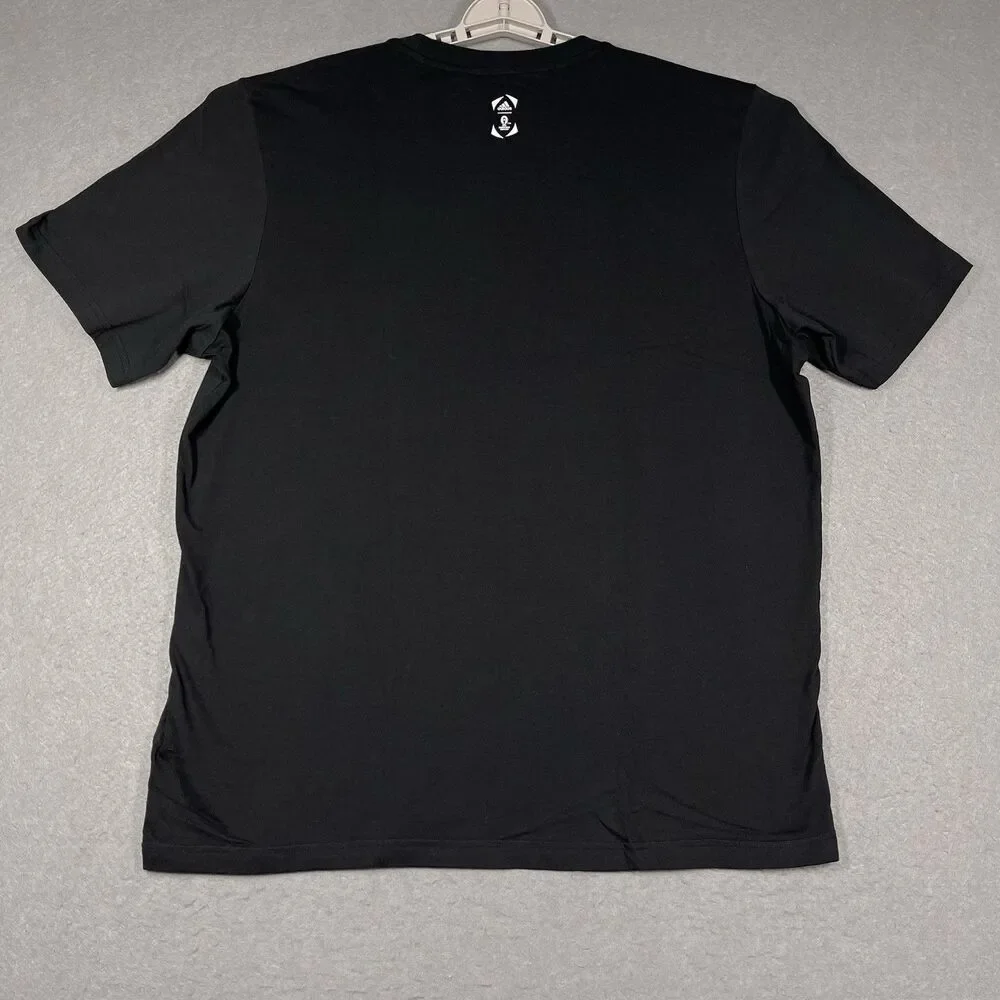 UEFA EURO 2024 Germany T-Shirt Mens XL Black Adidas Crewneck Oe Tee Soccer NWT